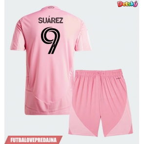 Lacne Dětský Futbalové dres Inter Miami Luis Suarez #9 2026-27 Krátky Rukáv - Domáci (+ trenírky)